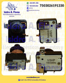 Relay genérico Coldtek, tipo Klixon para refrigeradora  1/3HP 110V