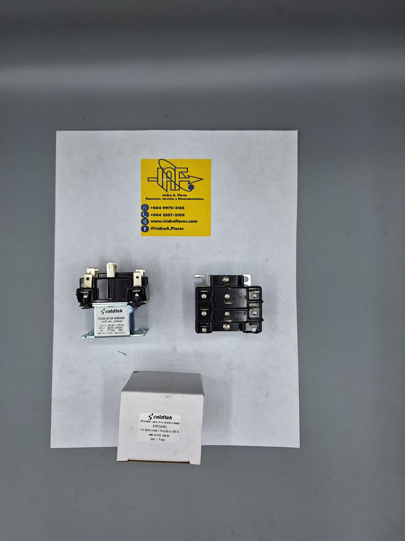 Contactor o relevador o relay switching 2 polos para minisplit  220V