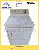 Secadora mecánica Maytag 3 perillas tapa ancha de gas