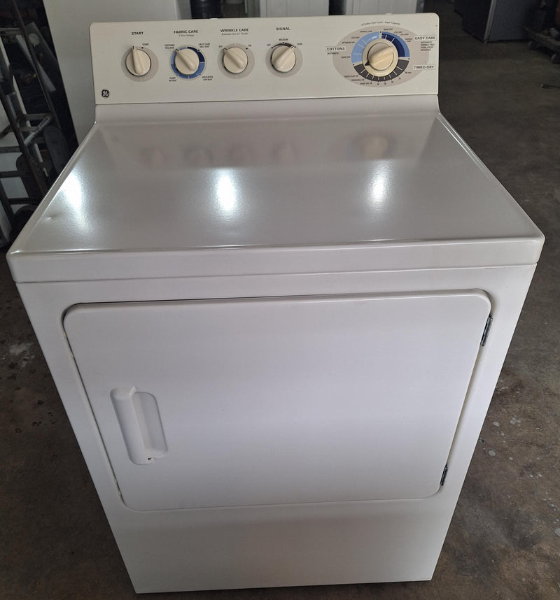 Secadora a gas GE mecánica 4 perillas tapa ancha