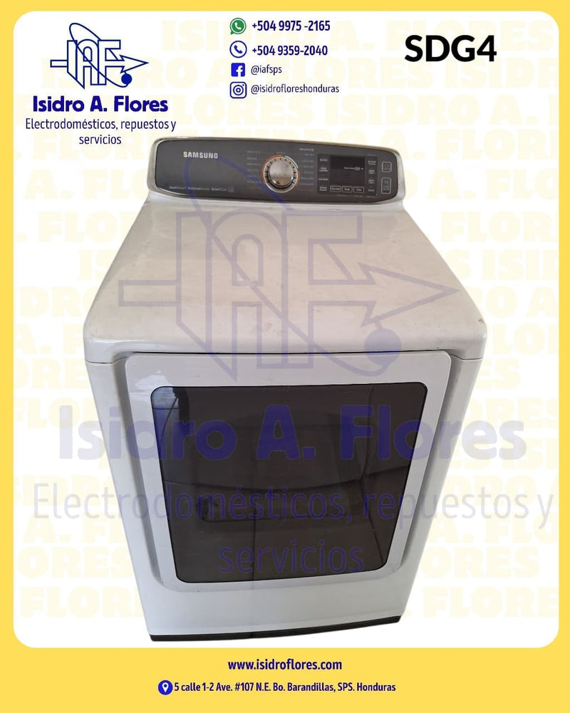 Secadora de Gas marca Samsung digital, tapa ancha