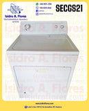 Secadora de Gas Whirlpool mecánica, tapa ancha