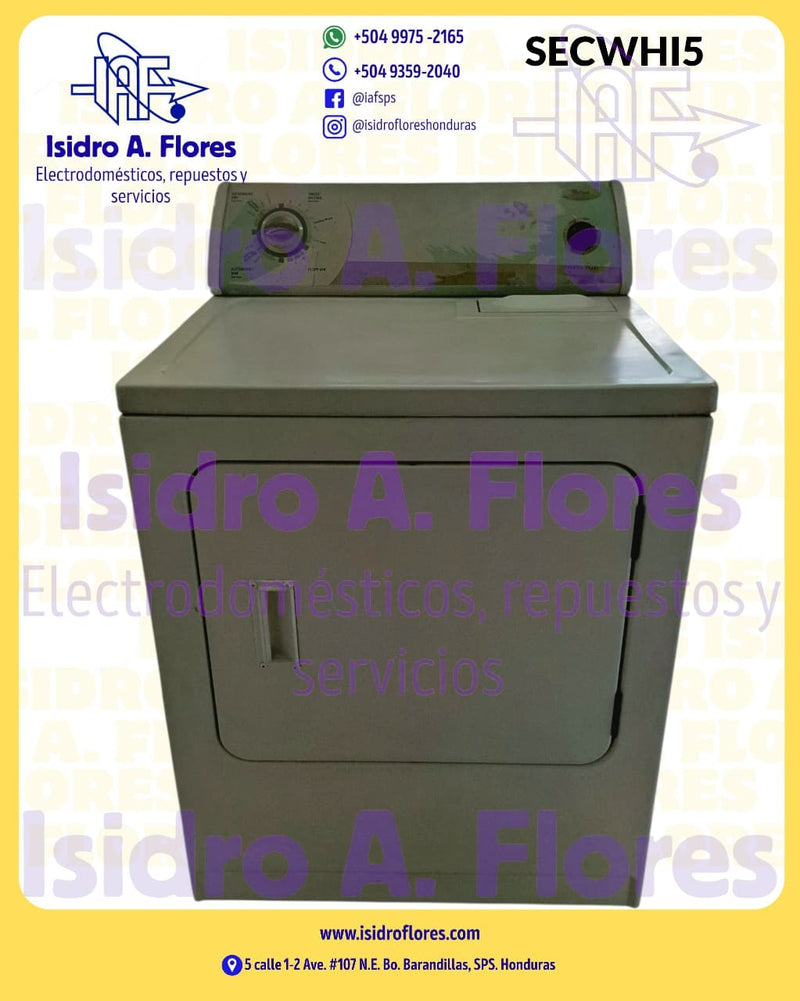 Secadora Whirlpool mecánica 220V eléctrica una perilla