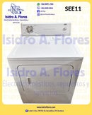 Secadora eléctrica  Whirlpool English mecánica una perilla