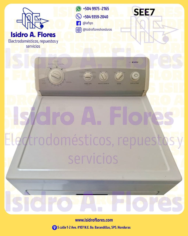 Secadora Kenmore mecánica eléctrica 220V cuatro perillas tapa ancha