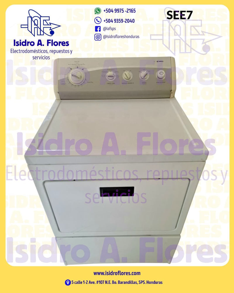 Secadora Kenmore mecánica eléctrica 220V cuatro perillas tapa ancha