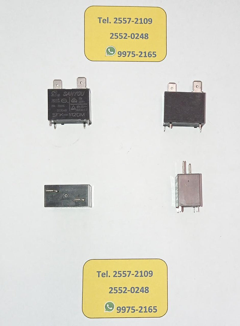 Relevador o relay para mini-split 20 A 250V  marca Sanyou