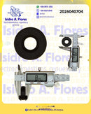 Sello sinfín para lavadora  marca WMP 2x28.5x8 sirve Easy