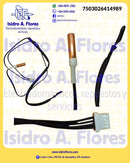 Sensor doble minisplit, 10 Kohms, sirve Samsung 4 pines 43Cm Coldtek