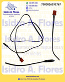 Sensor minisplite 2 conectores 5000 Ohms, 50 cms largo Coldtek