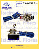 Switch 1 paso,15A, 6A-125V A 3A-250V &nbsp;cola de rata licuadora Coldtek