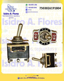 Switch 2 Pasos de palanca 15 Amp. 125v. Coldtek varias aplicaciones