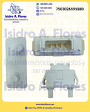 Switch refrigerador Frigidaire 2 botones 4  terminales Coldtek