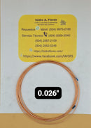 Tubo capilar  Coldtek .026in Long 3m Diá ext 0.077in