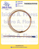 Tubo de cobre Coldtek capilar .031" 3mts Longitud (.081)