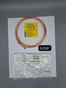 Tubo de cobre capilar, .036" 3mts de Longitud (.087)