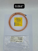 Tubo de cobre, Capilar, .064" 3mts longitud , diámetro