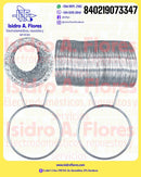 Ducto de aluminio flexible original  Frigidaire  4"X8' con abrazadera