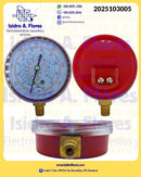 Reloj manifold rojo de alta  R410, R22, R404A, R134A