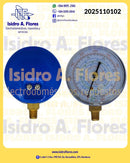 Reloj Manifold azul de baja  R410A, R22, R404A, R134A