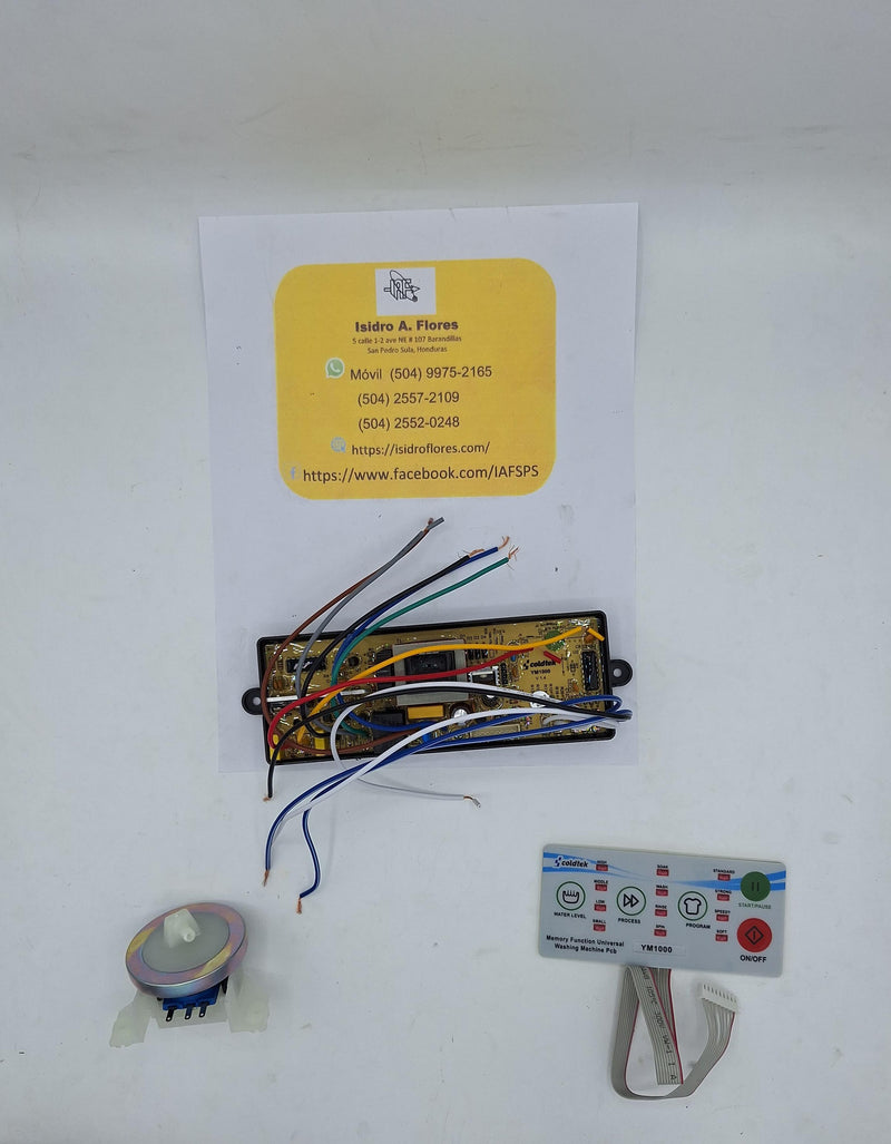 Placa de control universal Coldtek para lavadora 110/220V, 50/60Hz