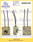 Timer mecánico plástico  1P 2 Cables 15 min sello negro