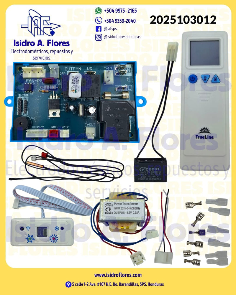 Placa de Aire acondicionado trueline universal para Mini splite