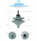 Transmisión, plástico WMP flecha cuadrada 9mm, 43mm sirve Daewoo