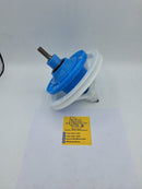 Transmisión azul plástico,10 dientes con polea 170mm sirve Mabe