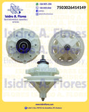 Transmisión plástica WMP sirve Hisense 20 -26KG, Mabe cuadrada
