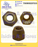 Tuerca latón refrigeración reforzada 1/4" 6.35mm Coldtek Aire Acond.