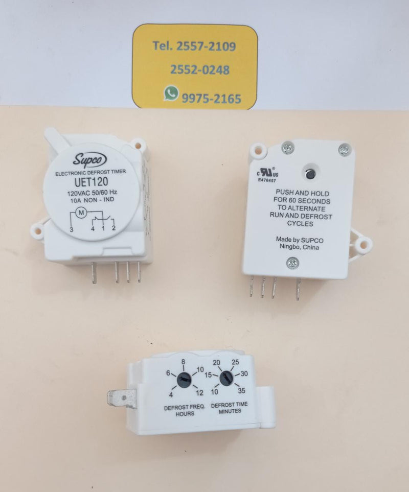 Timer electrónico Supco 3,4,1,2 universal de refrigeradora