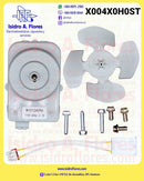 Motor condensador para refrigeradores Whirlpool genérico 115V, 60Hz