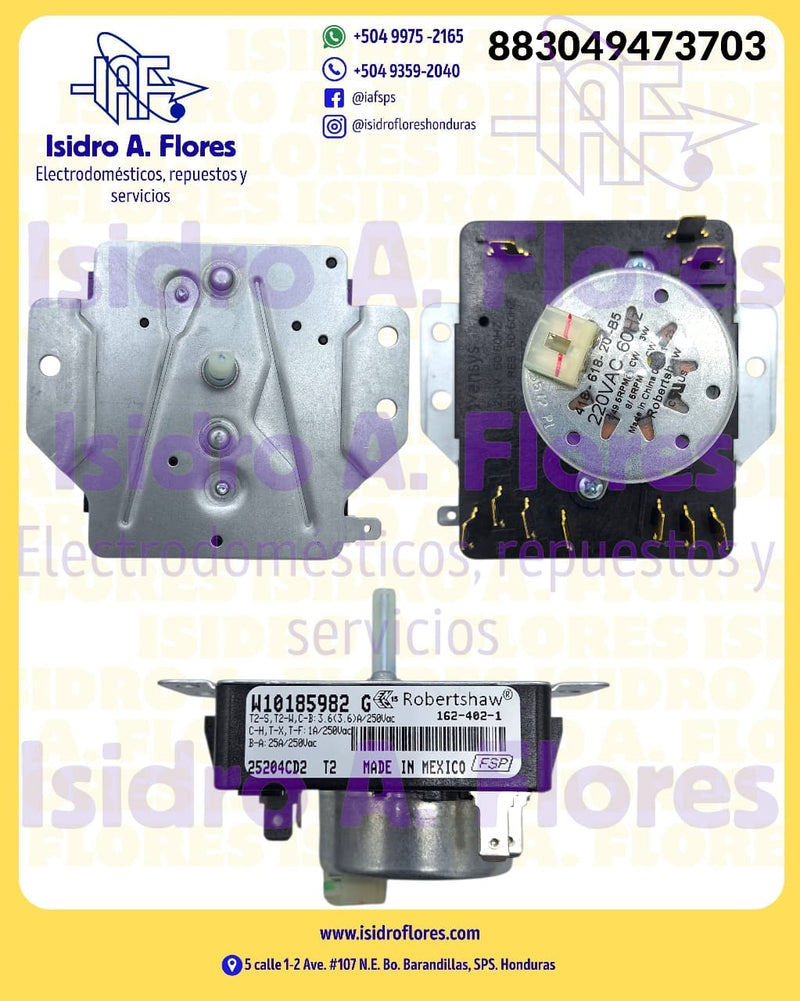 Timer de secadora original Whirlpool