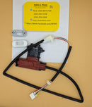 Switch blocapuerta original  rojo con negro para Whirlpool electrónica