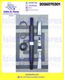 Kit flecha, cubierta, sello y balinera genérico sirve Whirlpool Cabrio