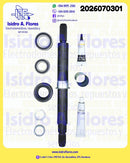 Kit flecha, cubierta, sello y balinera genérico sirve Whirlpool Cabrio