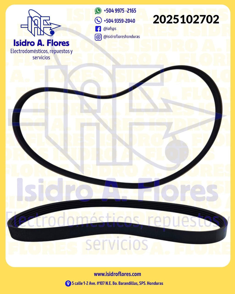 Banda de lavadora Whirlpool original Copacabana 5PJE556