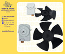 Motor condensador refrigeradora Whirlpool con aspa inverter