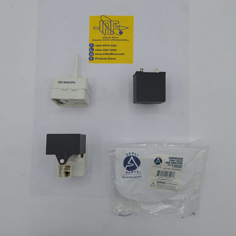 Relay Star arrancador de refrigeradora con capacitor de 15 MFD