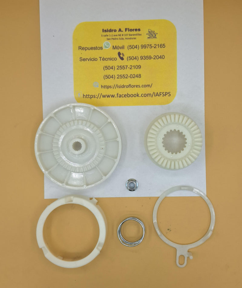 Kit de poleas para embrague lavadora sirve whirlpool tipo xpert system
