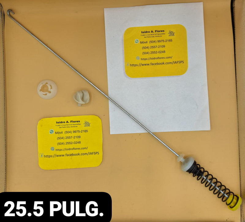 Suspensión lavadora original Whirlpool 25.5" ó 65 CM. Kit 4 amarillo