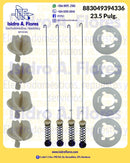 Suspensión lavadora original Whirlpool ,  23.5" ó 60 Cms set 4 piezas