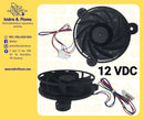 Motor evaporador de refrigerador Whirlpool original 12V DC NMB