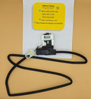 Interruptor blocapuerta negro original lavadora Whirlpool 3 cables