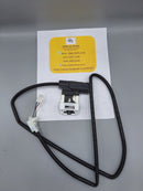 Interruptor blocapuerta negro original lavadora Whirlpool 3 cables