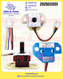 Selector original de perilla central de lavadora  Whirlpool Batman