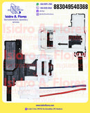 Switch blocapuerta electrónico negro original Whirlpool