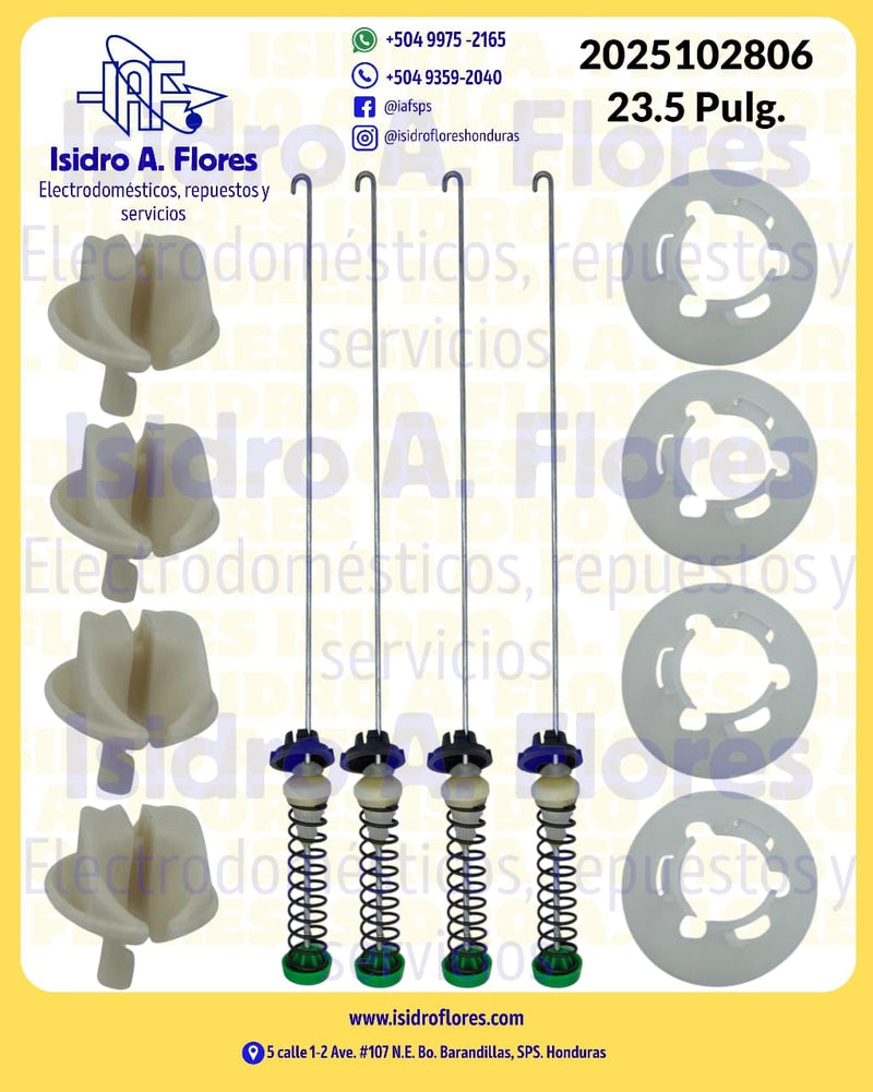 Suspensión de lavadora verde original Whirlpool  23.5"