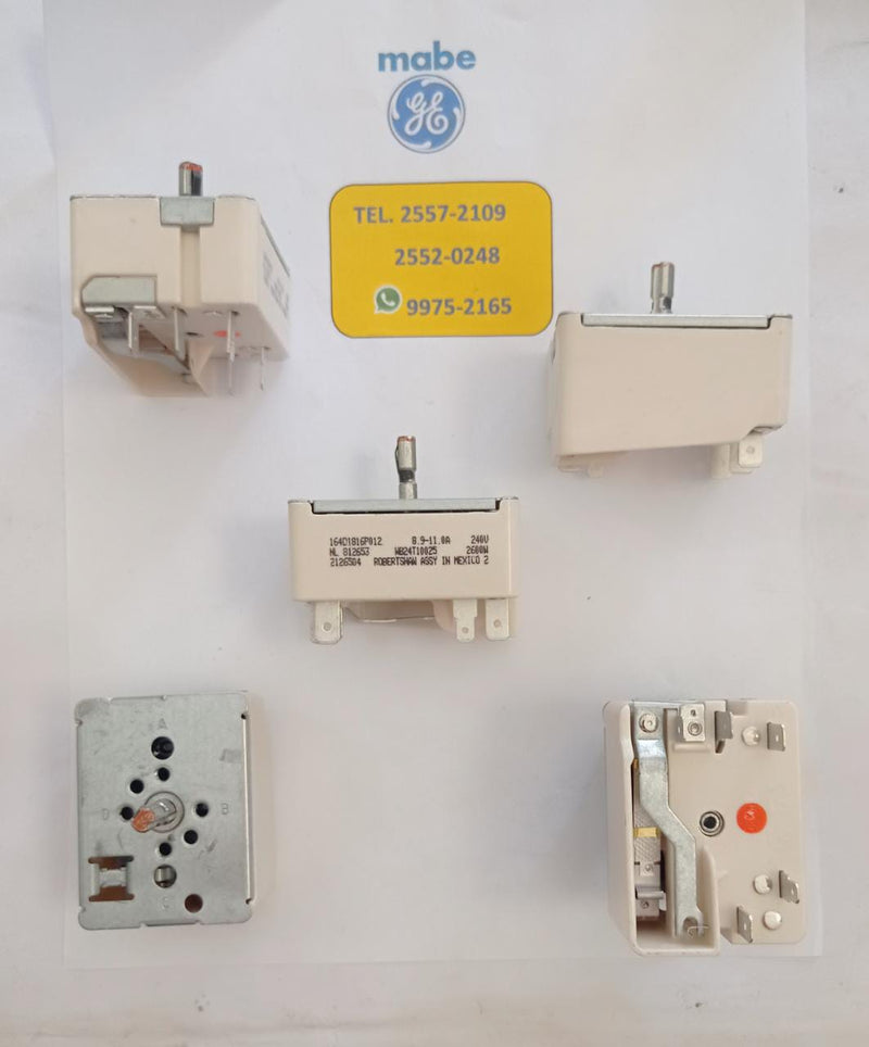 Interruptor switch de estufa eléctrica GE para resistencia